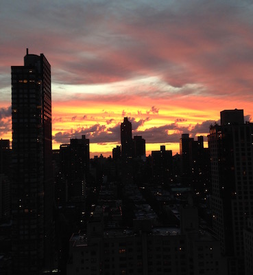 Sunset from E. 88th Street - Photo: The Metropolitan Museum
